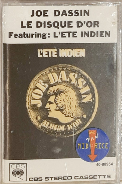 Joe Dassin – L'Eté Indien (Album D'Or) (1975, Cassette) - Discogs