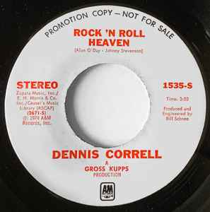 Denny Correll - Rock 'N Roll Heaven album cover