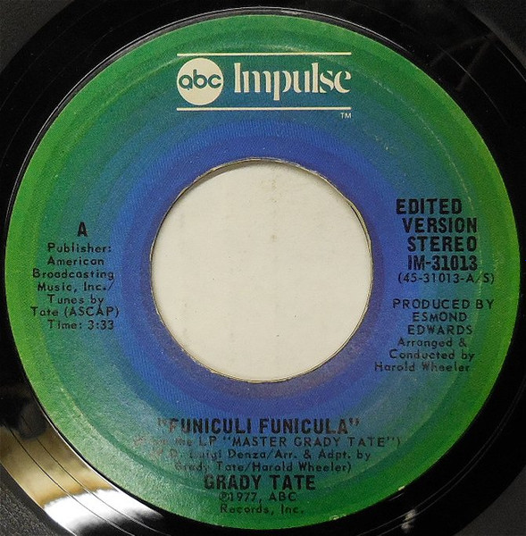 Grady Tate - Funiculi Funicula | Releases | Discogs