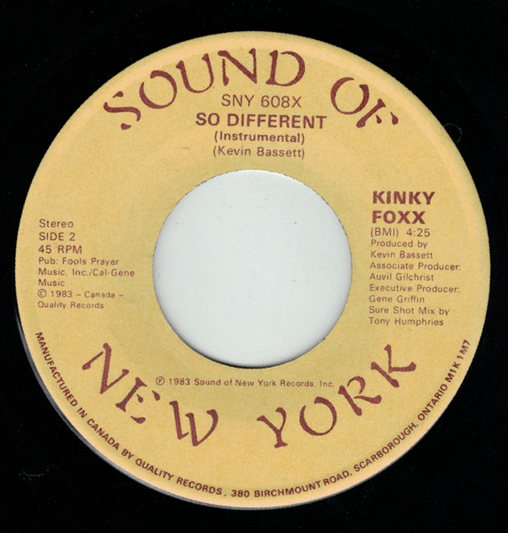 Kinky Foxx - So Different | Releases | Discogs