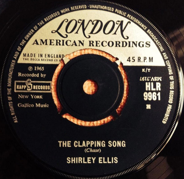 Shirley Ellis – The Clapping Song (1965, Vinyl) - Discogs