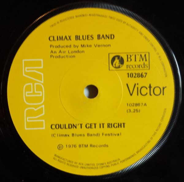 Climax Blues Band – Couldn't Get It Right = No Podia Acertar (1976