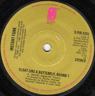 Instant Funk – Float Like A Butterfly (1976, Solid centre, Vinyl