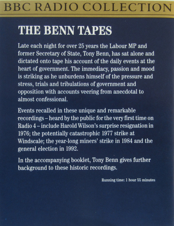 ladda ner album Tony Benn - The Benn Tapes