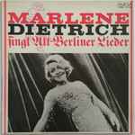 Cover of Marlene Dietrich Singt Alt-Berliner Lieder, 1979, Vinyl