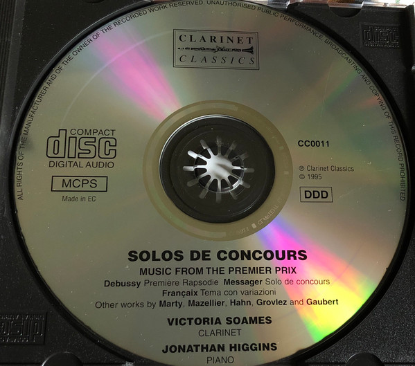 descargar álbum Victoria Soames, Jonathan Higgins - Solos De Concours Music From The Premier Prix