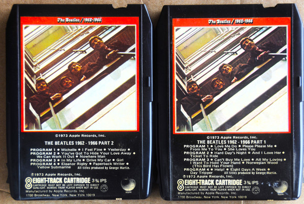 The Beatles – 1962-1966 (1973, 8-Track Cartridge) - Discogs