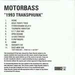 Pochette de 1993 Transphunk, , CD
