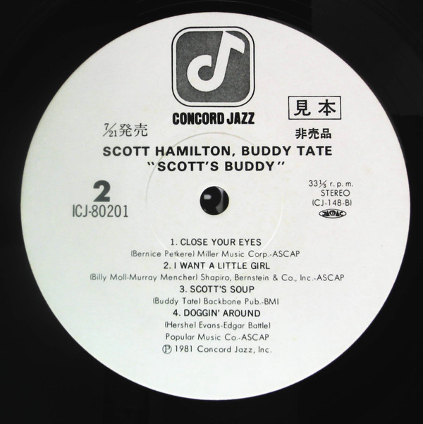 baixar álbum Scott Hamilton And Buddy Tate - Scotts Buddy