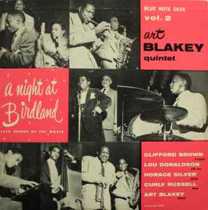 Art Blakey Quintet – A Night At Birdland, Vol. 2 (1954, Vinyl 