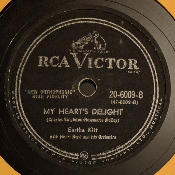 télécharger l'album Eartha Kitt With Henri René And His Orchestra - The Heel My Hearts Delight