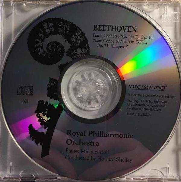 lataa albumi Beethoven Royal Philharmonic Orchestra - Piano Concerto No 1 In C Op 15 Piano Concerto No 5 In E Flat Op 73 Emperor
