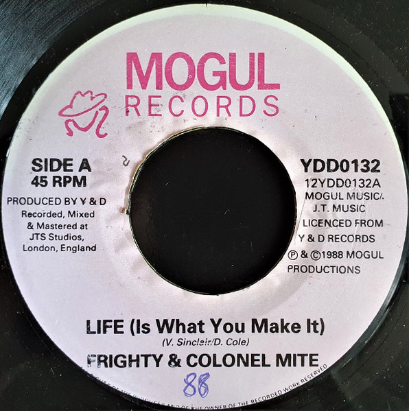 Frighty & Colonel Mite – Life (Is What You Make It) (1989, Vinyl 