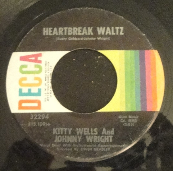 last ned album Kitty Wells And Johnny Wright - Heartbreak Waltz Well Stick Together