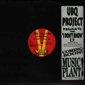 UBQ Project - I Don't Know E.P. album cover