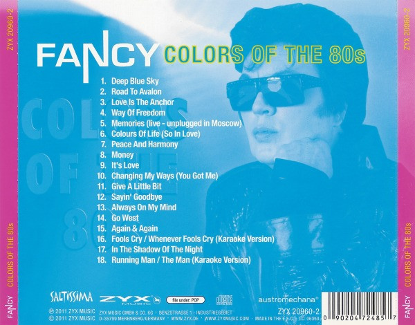 descargar álbum Fancy - Colors Of The 80s