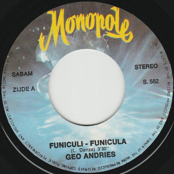 lataa albumi Geo Andries - Funiculi Funicula Valencia