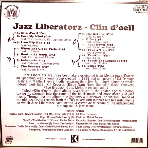 Jazz Liberatorz - Clin D'Oeil | Releases | Discogs