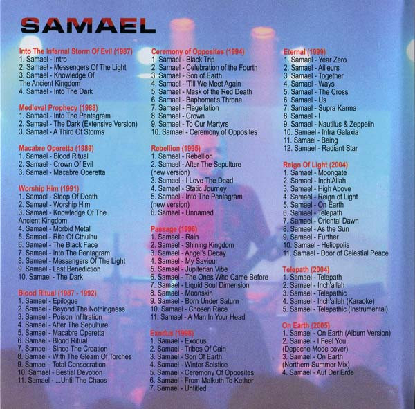 télécharger l'album Samael - MP3 Collection