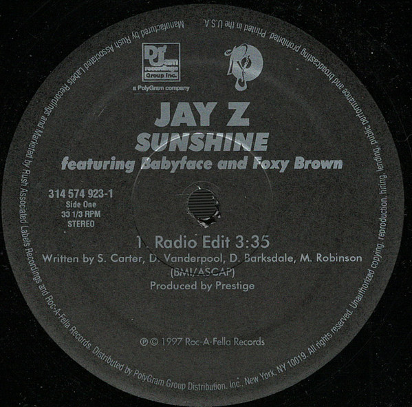 Babyface - Sunshine  Lyrics, Words, 90s music