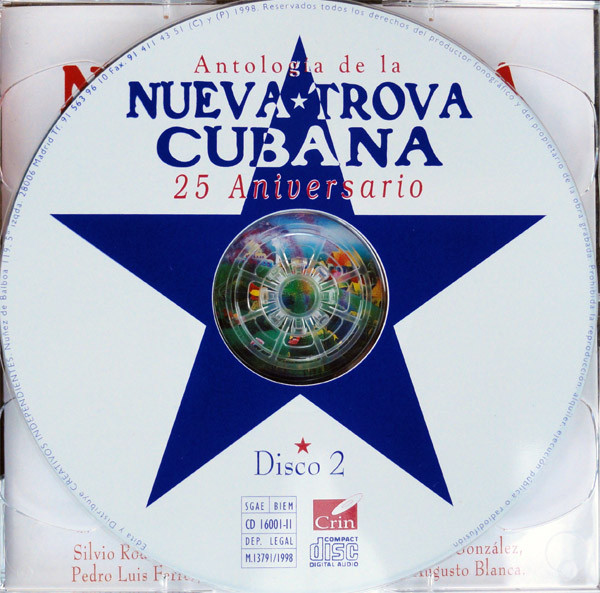 last ned album Various - Antología De La Nueva Trova Cubana 25 Aniversario
