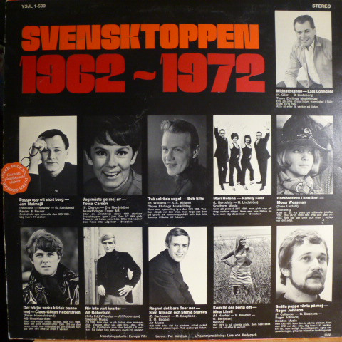 ladda ner album Various - Svensktoppen 1962 1972