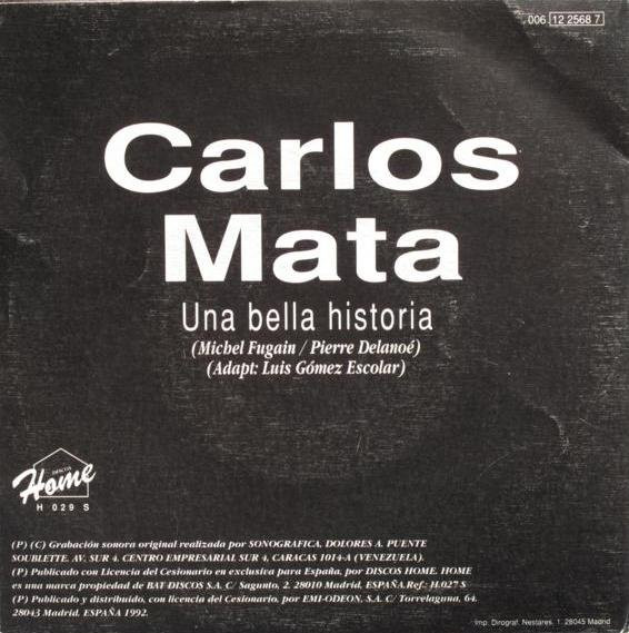 ladda ner album Carlos Mata - Una Bella Historia