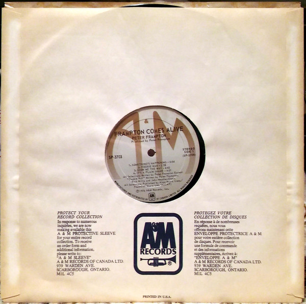 Peter Frampton - Frampton Comes Alive | A&M Records (SP-3703) - 8