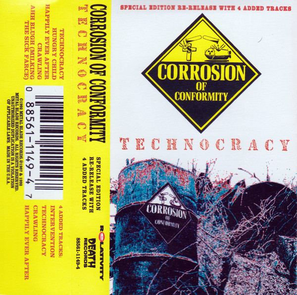 Corrosion Of Conformity – Technocracy (1992, Cassette) - Discogs