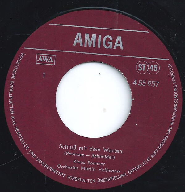 télécharger l'album Klaus Sommer - Schluß Mit Dem Warten