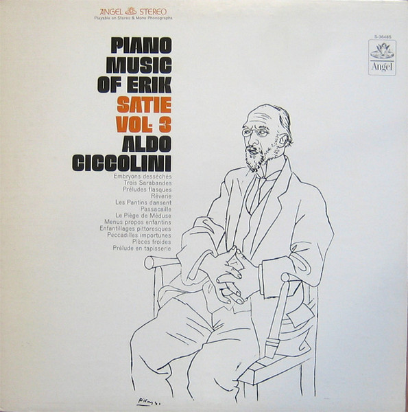 Marco de referencia tumor Estúpido Erik Satie, Aldo Ciccolini – Piano Music Of Erik Satie, Vol. 3 (1975,  Vinyl) - Discogs