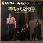 Cover of Belafonte At Carnegie Hall, 1965, Vinyl