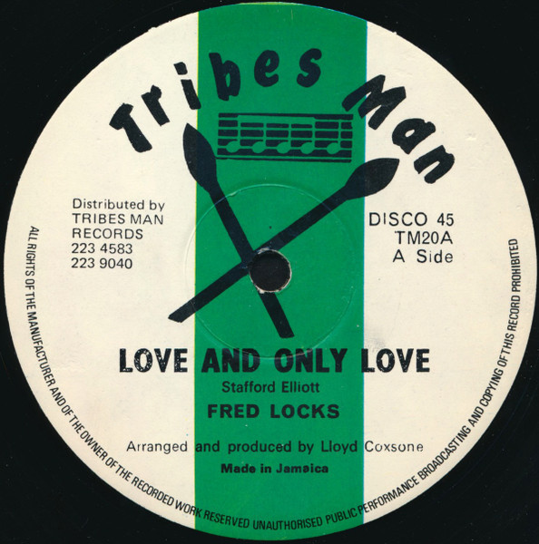 Fred Locks – Love And Only Love / Stricker Ishion (1979, Vinyl