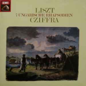 Franz Liszt - 7 Hungarian Rhapsodies album cover