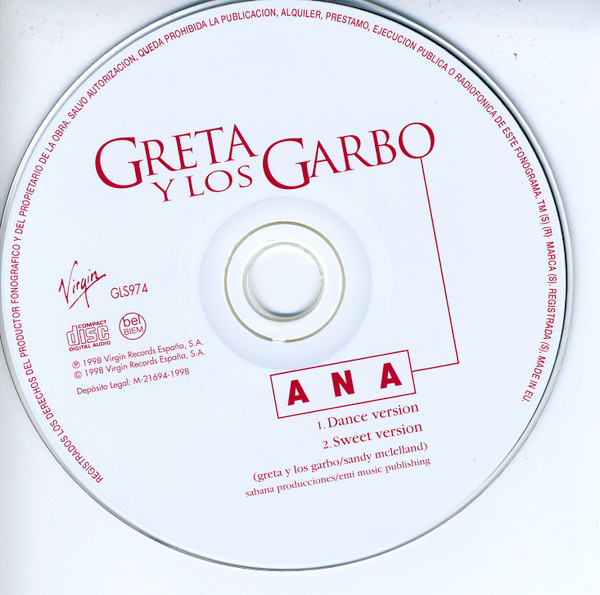 lataa albumi Greta Y Los Garbo - Ana