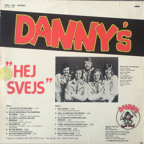 lataa albumi Danny's - Hej Svejs
