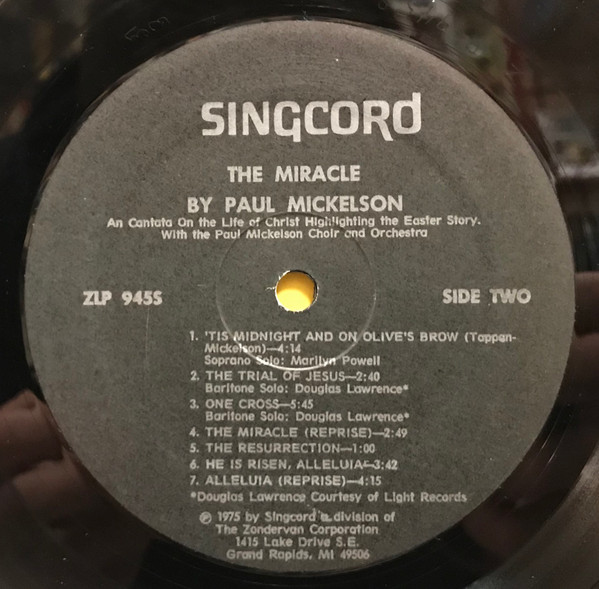 descargar álbum Paul Mickelson - The Mircale