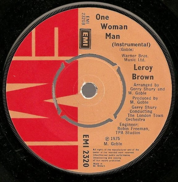 lataa albumi Leroy Brown - One Woman Man