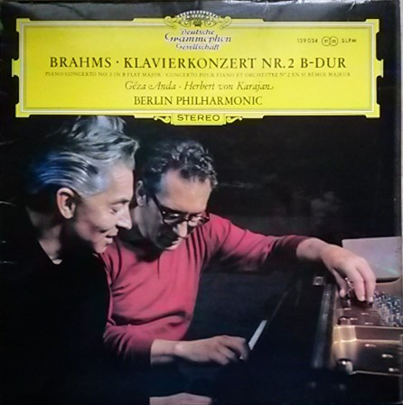 télécharger l'album Brahms Géza Anda, Herbert Von Karajan, Berliner Philharmoniker - Klavierkonzert Nr 2 B Dur