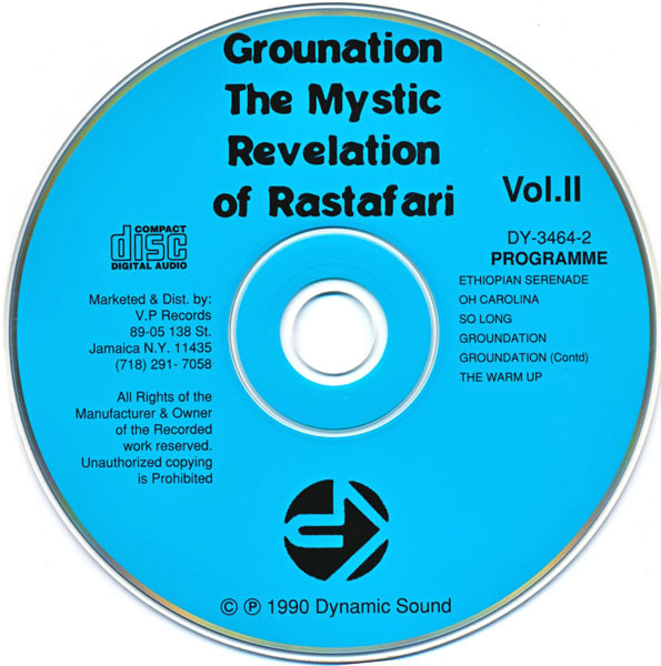 The Mystic Revelation Of Rastafari – Grounation (1990, CD) - Discogs