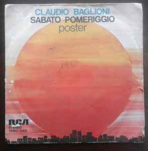 Claudio Baglioni – Sabato Pomeriggio (1975, Vinyl) - Discogs