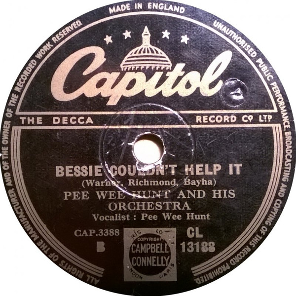 last ned album Pee Wee Hunt And His Orchestra - The Charleston Bessie Couldnt Help It