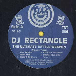 DJ Rectangle – The Ultimate Battle Weapon (Volume Three) (Yellow