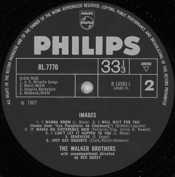 The Walker Brothers - Images | Philips (BL 7770) - 4