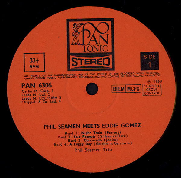 télécharger l'album Phil Seamen Trio - Phil Seamen Meets Eddie Gomez