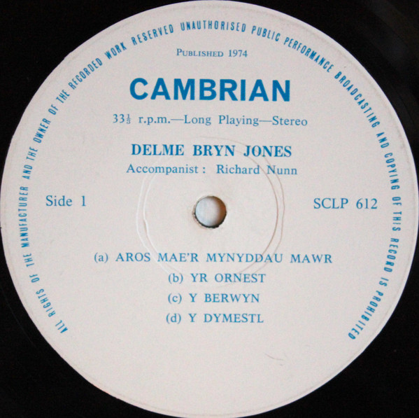 baixar álbum Delme Bryn Jones - Caneuon Ó Galon