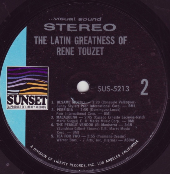 Album herunterladen Rene Touzet - Latin Beat The Latin Greatness Of Rene Touzet