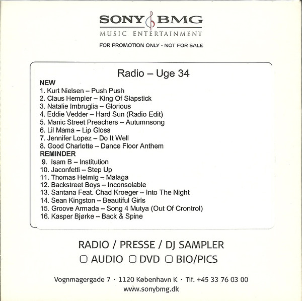 descargar álbum Various - Radio Uge 34