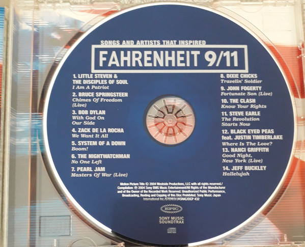 Songs And Artists That Inspired Fahrenheit 9/11 (2004, CD) - Discogs