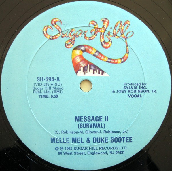 Melle Mel & Duke Bootee – Message II (Survival) (1982, Vinyl